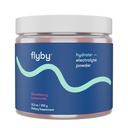 Poudre d'électrolytes de Flyby [ Pas d'ajout de sucre : naturellement sucré ] Contient du potassium, du calcium AquaminTM et du magnésium, du sodium au sel de mer, du spectre complet 72 minéraux traces - Cimonade de fraises