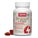 Formules de Jarrow QH-absorb + PQQ - 30 Softgels - Supplément alimentaire soutient la biogenèse mitochondriale, la production d'énergie et la santé cardiovasculaire - jusqu'à 30 portions