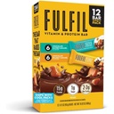 FULFIL Protein Snack Bars, 6 arachides et caramel au chocolat et 6 caramel salé au chocolat, 15g de protéines, agrafes de Pantry, 12 Nombre