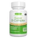 Igennus Super B-Complex Méthylated B Vitamines - Libération prolongée, étiquetage propre et absorption élevée, avec 5-MTHF folate et méthyl B12, énergie, humeur et performance cognitive, vérification en laboratoire, 180 petits comprimés
