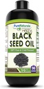 Pure Naturals Black Seed Oil Supplement (en anglais seulement) 16 Oz, 5 G par service, 96 portions par bouteille, non-OGM, sans gluten, fabriqué aux États-Unis