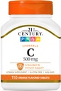 Vitamine C 500 mg, orange, 110 Compte