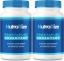 (2 Pack) Capsules Prostapure, Prostapure Advantage Prostate Supplement, formule avancée officielle tout naturel, pilules de force maximale pour soutenir la santé globale, Prosta Pure Reviews (120 Capsules)