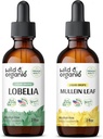 Teinture de lobelia sauvage et biologique 2 fl oz & moléine Teinture2 fl oz