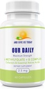 Nos Vites quotidiennes L-méthylfolate B Cofacteurs complexes et acides aminés essentiels (2,5mg) - Folate actif, méthylé B12 méthylcobalamine, B6 et Glycine - 60 Nombre