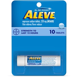 Comprimés Aleve avec Naproxen sodium 220mg AINS analgésique Réducteur de fièvre, 10 Compte