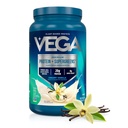 Vega Premium Protein + Supergreens - 20g Protéines, Vanille crémeuse, 25 portions, épinards, kale, Alfalfa Grass, Brocoli, 0g Sucre ajouté, Non-OGM, Sans gluten, Sans lait, 1,68 lbs (emballage mai Vary)