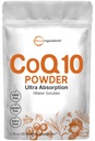 Micro-ingrédients Supplément soluble dans l'eau COQ10 (COQ10 200mg par portion sous forme de poudre), 50 grammes (8 mois d'approvisionnement), Absorption supplémentaire, Soutient la santé cardiaque et énergétique, Vegan Friendly