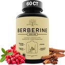 Berberine Supplement, Berberine 1200 Mg – Berberine HCL & Ceylon Cinnamon für Damen und Herren – Berberine Capsules unterstützt gesundes Immunsystem & Weight Management