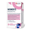 NATURE TARGET Probiotiques pour les femmes avec prébiotiques, canneberge et D-mannose, 60-Billion-UCF, probiotique pour les femmes pour la santé digestive/santé gustative/amélioration immunitaire