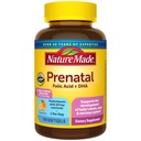 Nature faite prénatale avec acide folique + DHA, supplément de vitamines et minéraux prénatals pour le soutien nutritionnel quotidien, 110 softgels, 110 jours d'approvisionnement