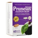 Prunelax Ciruelax Maximum Relief Laxative Tablets mit natürlichem Senna für kirchliche Verstopfung, Senna Extract, Vegan & Glutenfrei, Sanfte Übernachtung Relief - 60ct