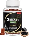 Shilajit Gummies, Pure Himalayan Shilajit Gummies für Männer, Formel mit Rhodiola Rosea, Ginseng Root, Chaga, Vitamin D, Unterstützung Energie, Immun- & Gehirn Gesundheit, Non-GMO, Vegan, 60 Count
