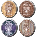 Paquet de variétés de baume de la Révolution Viking 4 (1oz chacun) - Bois de santal, pin et cèdre, rhum de la baie, sauge de Clary - Styles, renforce et adoucit les barbes et les moustaches - cire pour les hommes