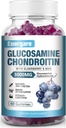 1 Pack 3000mg Glucosamin Chondroitin mit MSM Gummis & Elderberry, Extra Strength Joint Support Gesundheit, Flexibilität, Antioxidans, Immunergänzung Gummy für Erwachsene, Männer & Frauen 60 Zähler