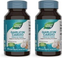 Nature’s Way Garlicin Cardio Premium Herbal Healthy Zirkulation Unterstützung* 350 mg pro Servieren 90 Tabletten