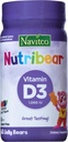 "NutriBear" Vitamin D3 1.000 IU Große Verkostung, 60 Gelee Bären