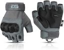 Gants sans doigt Gants tactiques pour hommes - Gants de moto pour tir tactique, airsoft, chasse, travail de police et randonnée