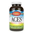 Carlson - ACES, Vitamines A, C, E + Sélénium, Santé cellulaire et immunitaire, Antioxydant, 200 Softgels
