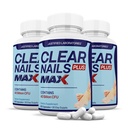 Laboratoires justifiés (3 Pack) Clear Nails Plus Max Pills 40 Million CFU Probiotique 60 Capsules