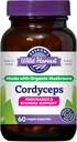 Oregon's Wild Harvest Cordyceps Organic Mushroom Herbal Supplement (Freeze-Dried) | Endurance and Stamina Support, 60 Count