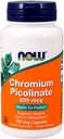 MAINTENANT Picolinate de chrome 200mcg, 100 Capsules (paquet de 2)