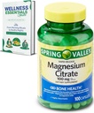 Citrato de Magnesio, 100 Capsules de Citrate de Magnésium 100mg de Citrate de Magnésium