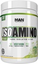 MAN Sports ISO Amino Pure Isolated BCAA Powder 270 Grams - Mountain Mist - Végétarien Formule 2:1:1 Ratio - Ingrédients naturels - Pas de remplissage, Pas de couleurs artificielles - Lean Muscle Building Supplément