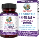 MaryRuth Organics Vitamines et probiotiques prénatales : 59 Million de CPU : Vitamine D3 et B12 : Fer Folate : Sélénium : Choline : Vegan : 60 capsules