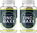Zink-Ergänzungen - Immunität + Haut + Reproductive Health Minerals - Zink Chelate Immun Booster für Kinder & Erwachsene (2 Pack, Zink MAXX)