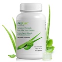 AloeCure Organic Aloe Vera Capsules, 160 000 mg Équivalent intérieur Aloe Leaf par portion, soutien Gut, digestif et santé immunitaire, aide à maintenir l'acidité équilibrée de l'estomac, sans aloine, 60 capsules