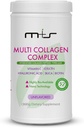 M+S Multi Collagen Complex – Hydrolyzed Collagen peptides, Types I, II, III for Skin, Hair, Nails and Joints – with Vitamin C, Hyaluronic Acid, Keratin, Biotin and Silica (Unflavored)