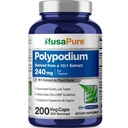 NusaPure Polypodium, Vegan, 240mg, 200 Veggie Capsules - 200 Servings