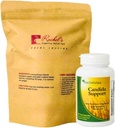 Rachel's Tea and Candida Support: 30 jours d'approvisionnement Turmeric, Wild Yam, Ginger, Peppermint, Fennel, Slippery Elm + Capsules de soutien Candida