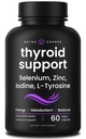 NutraChamps Thyroïde Support & Adrénal Support Supplément 2-en-1 Formule avec Iodine & Ashwagandha pour l'énergie, le métabolisme, le focus, la fatigue adrénale et le stress, Cortisol Balance pour les femmes et les hommes