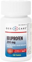 GeriCare Ibuprofen 200mg Schmerzlinderung und Fever Reducer – Tablets für Kopfschmerzen, Kälte, Zahnschmerzen und Gelenkschmerzen 100 Count (Pack von 1)