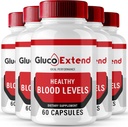 Gluco Extend Capsules, GlucoExtend Formule Supplément de Support Pills - Force maximale, Gluco Extend Santé et Bien-être Toutes les formules naturelles, GlucoExtend Capsules de Santé Officielles Avis (5 Pack)