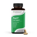 LifeSeasons Puri-T - Supplément de soutien pour le nettoyage du foie et la désintoxication - Resvératrol, N-acétyl Cysteine, Thistle de lait, Artichaut et curcuma - Soutient la régénération tissulaire et le flux biliaire sain - 60 capsules