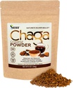 Sayan Pure Raw Raw Chaga Powder 8 Oz / 226g – Thé Super Antioxydant de la Forêt Sauvage Premium – Soutien du système immunitaire et de la santé digestive – Focus, énergie, clarté, bien-être - Non-OGM