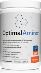 OptimalAmino Amino Poudre d'acide de 99 % d'acides aminés essentiels utilisés (EAA) Supplément de pré/post entraînement et récupération musculaire