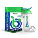 BioTrust Keto Élevée Pure C8 MCT Poudre d'huile (non aromatisée) MélangeurBottle Bundle