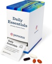 Persona Nutrition Daily Essentials Multivitamin Pack für Damen und Herren (28 Pack) – Enthält Omega 3 mit Kurkuma, Kalzium, Vitamin D & Complete Adult Multivitamin