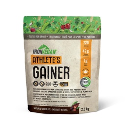 Poudre de protéines de chocolat Gainer, 2500 GR