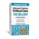 Facteurs naturels Ultimate probiotique soins critiques, soutient la restauration intestinale, 9 souches, 100 milliards UFC
