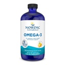 Nordic Naturals Omega-3, Saveur de citron - 16 oz - 1560 mg Omega-3 - Huile de poisson - EPA & DHA - Soutien immunitaire, santé cérébrale et cardiaque, bien-être optimal - Non-OGM - 96 portions