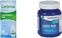 Debrox Swimmer's Ear Drops, 1 Fl Oz und HealthWise Medicated Chest Rub, 4 Unzen. Bund