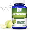 Quercetin 1000Mg 200 Capsules végétariennes Complément alimentaire (non-OGM, sans gluten) Bioflavonoïdes naturels soutient la santé cardiovasculaire, la santé respiratoire, le soutien immunitaire et le vieillissement en santé Fabriqué aux États-Unis