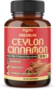 Premium Ceylon Cinnamon mit Berberine-Ergänzung - 8in1 Kurkuma, Ingwer, Gymnema & More - Body, Heart & Overall Vitality - 180 Kapseln