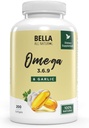 Bella All Natural Omega 3 6 9 avec huile d'ail - 200 Softgels