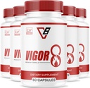 (5 Pack) Vigor 8 für Männer, Vigor 8 Pillen für Männer, Vigor 8 Kraft für Männer, Vigor8 Pillen, Vigor 8 Pillen, Vigor 8 Premium Formel, Vigor8 Male Pillen, Vigor 8 Male Supplement, 300 Kapseln für 5 Monate